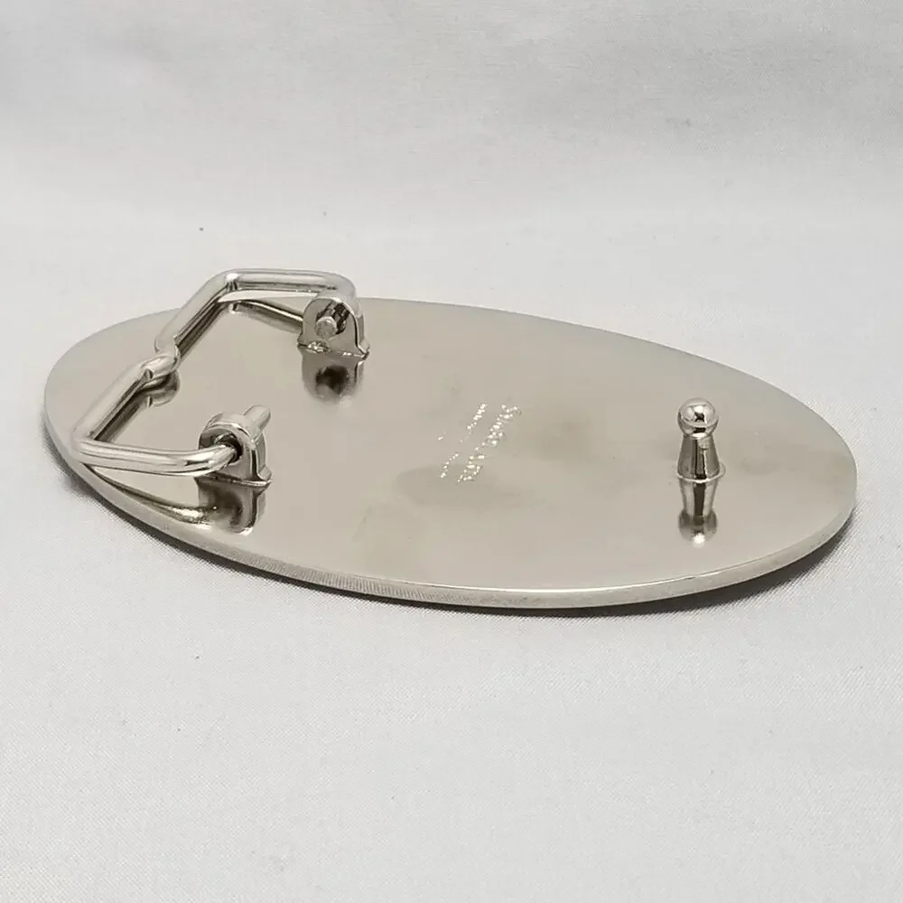 Vintage B.B.‎ Brooks Ranch Belt Buckle The Historic Since 1882 Oval